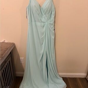 Mori Lee Turquoise Formal Dress